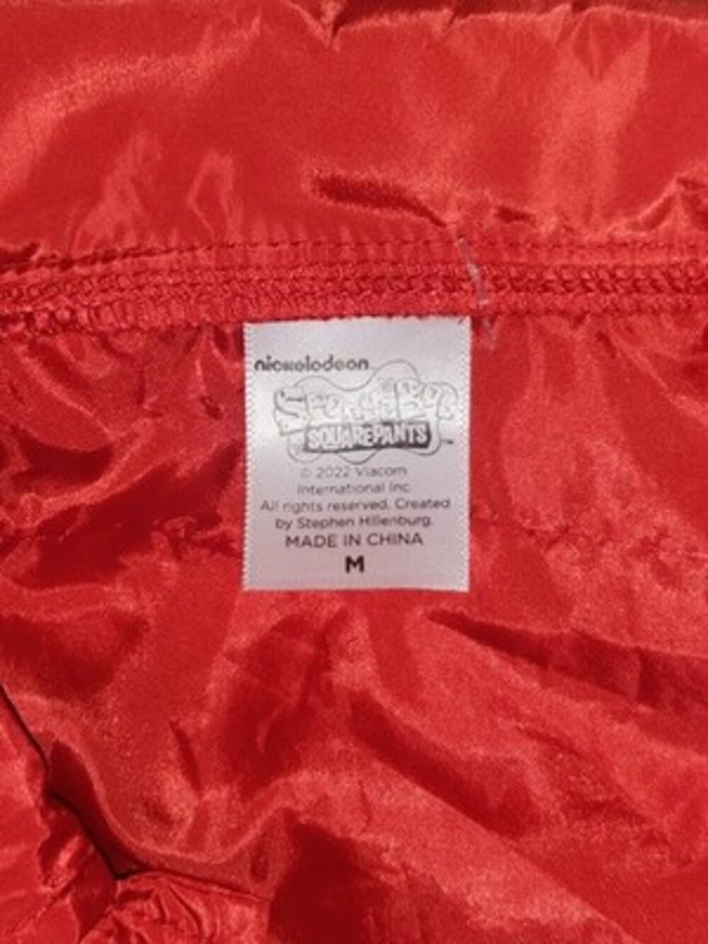 Nickelodeon SpongeBob SquarePants "The Krusty Krab" Windbreaker Style Jacket - Picture 3 of 7